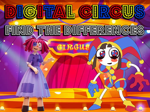 Play Digital Circus Find The Differences