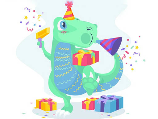 Play Dino Party Jigsaw