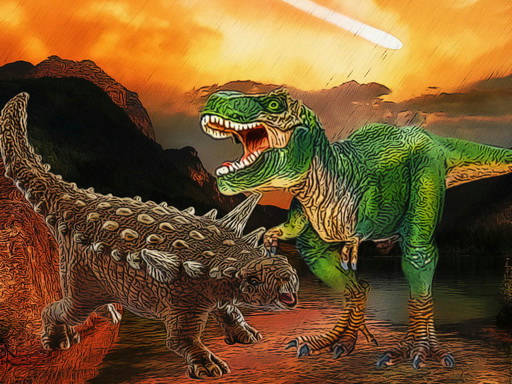 Play Dinosaurs Fight Jigsaw