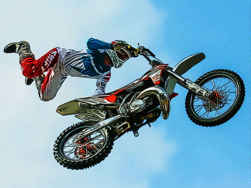 Play Dirt Bike Stunts Puzzle