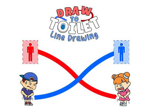 Play Draw To Toilet - Line Drawing