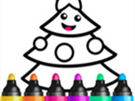 Play Drawing Christmas For Kids - Draw & Color