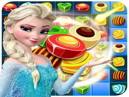 Play Elsa Sweet Candy match-3