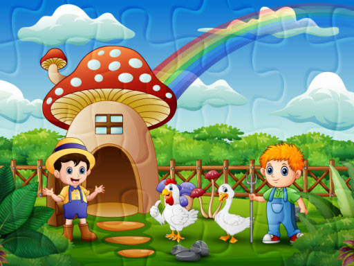 Play Farm Animal Jigsaw