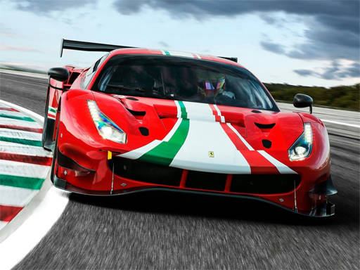 Play Ferrari 488 GT3 Evo Jigsaw Puzzle