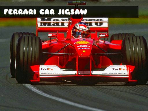 Play FERRARI CAR JIGSAW