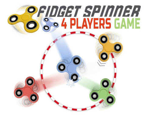 Play Fidget spinner: 4 players game