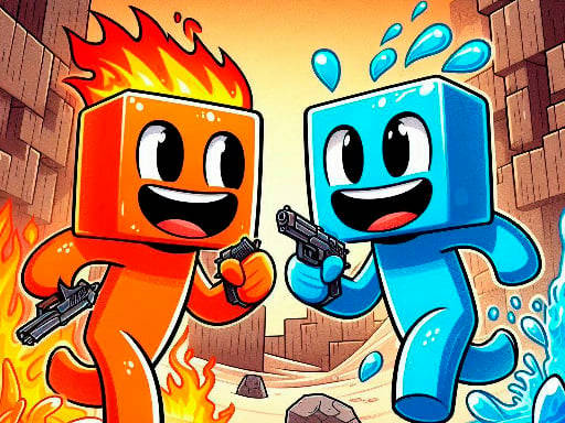 Play Fire and Water Blockman