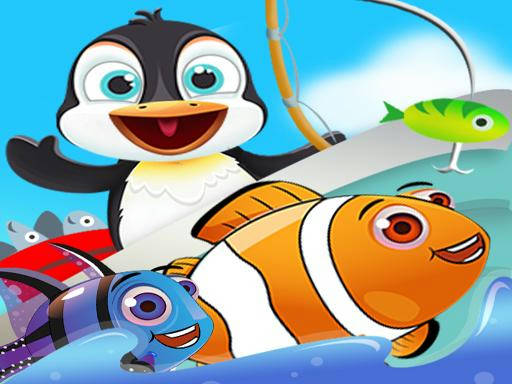 Play Fish Games For Kids |Trawling Penguin Games online