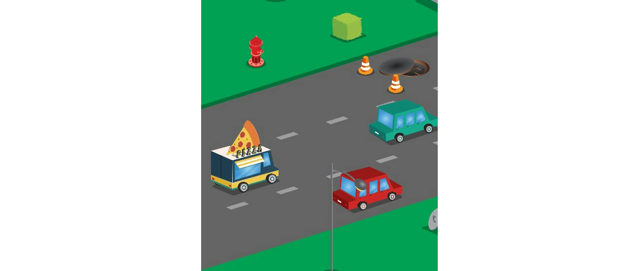 Play Food Rush Traffic