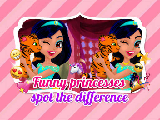 Play Funny Princesses Spot the Difference