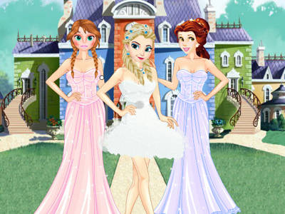 Play Girls Ball Dress up