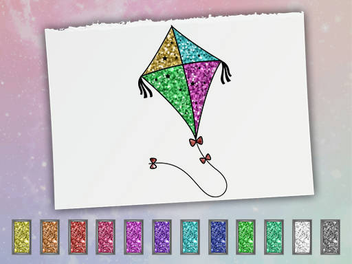 Play Glitter Toys Coloring Book