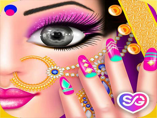 Play Gopi Doll - Fashion Nail Art Salon