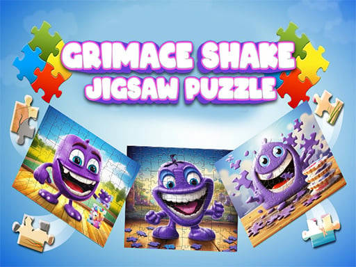 Play Grimace Shake Jigsaw Puzzlef