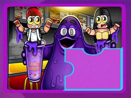 Play Grimace Shake Puzzle