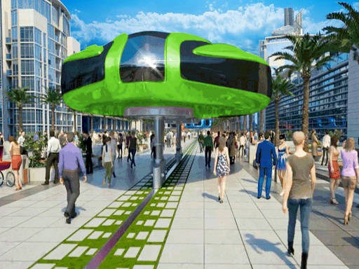 Play Gyroscopic Elevated Bus Simulator Public Transport