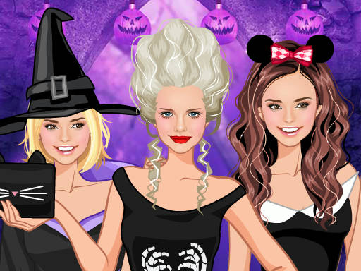 Play Halloween dress up game