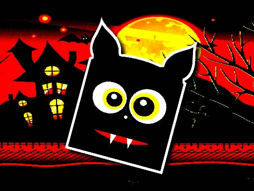 Play Halloween Geometry Dash