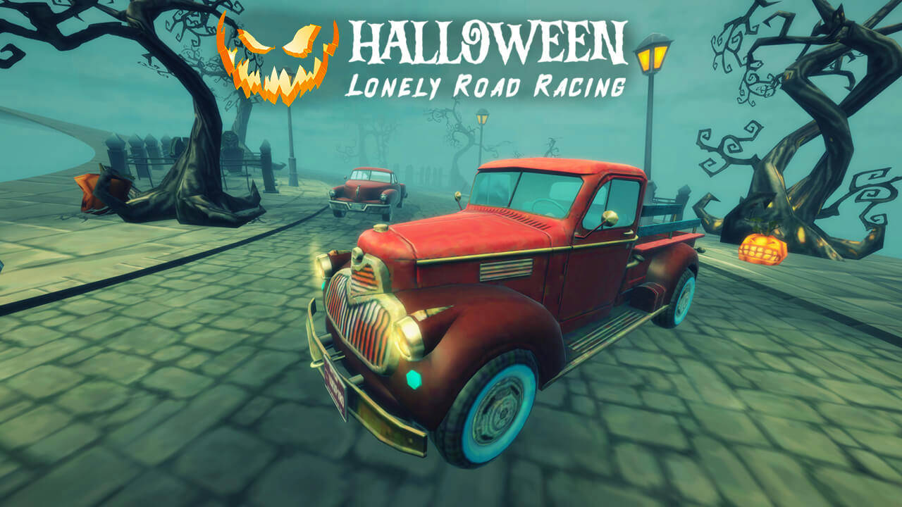 Play Halloween Lonely Road Racing