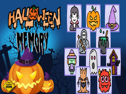 Play Halloween Memory Game