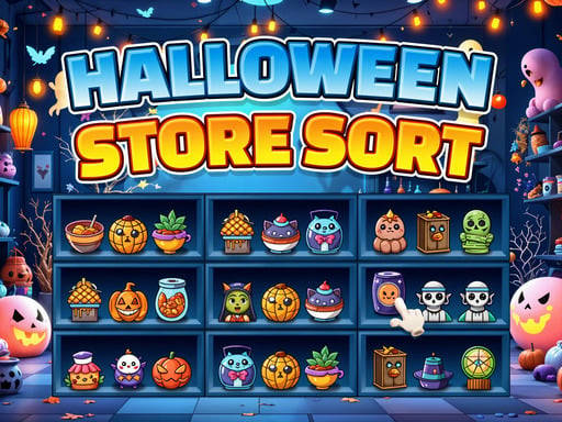 Play Halloween Store Sort