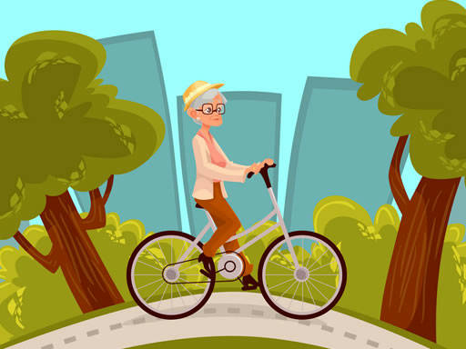 Play Happy Bike Riding Jigsaw