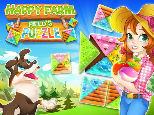 Play Happy Farm: fields puzzle