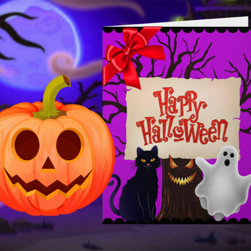 Play Happy Halloween Princess Card Designer