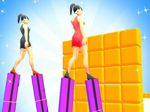 Play Heels Run Race - Stack Rider