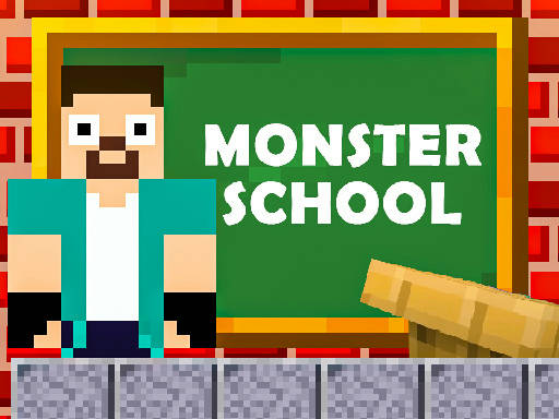 Play Herobrine vs Monster School