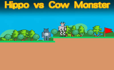 Play Hippo vs Cow Monster