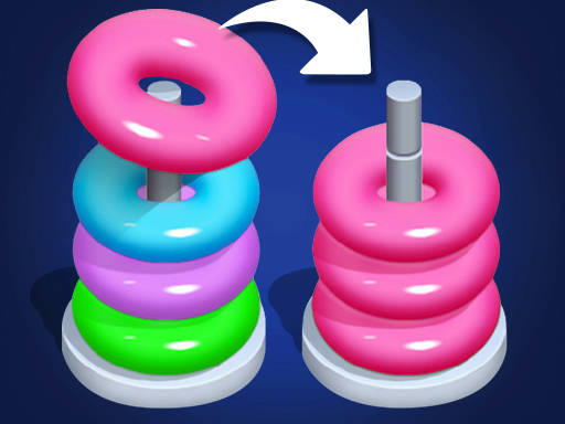 Play Hoop Stack - Color Sort Puzzle