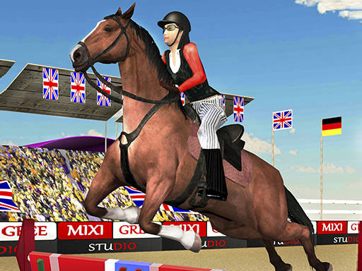 Play Horse Jumping Show 3D