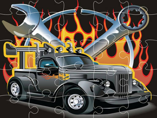 Play Hot Rod Jigsaw