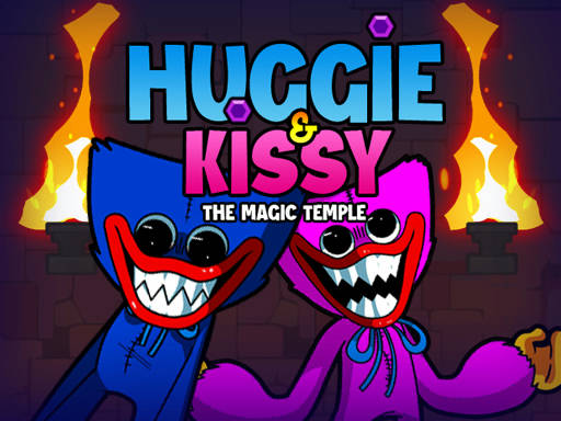 Play Huggie & Kissy The magic temple