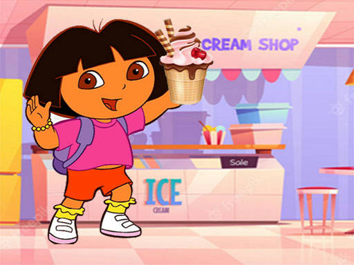 Play Ice Cream Maker With Dora