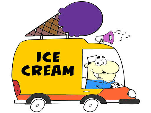 Play Ice Cream Trucks Coloring