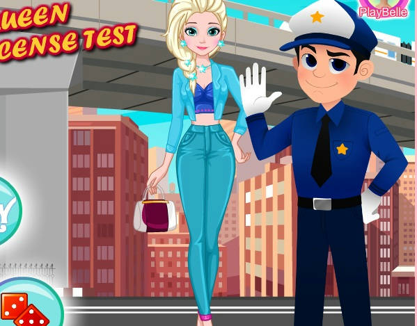 Play Ice Queen Driver License Test