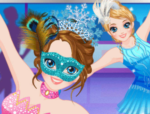 Play Ice Skater Princess Dressup