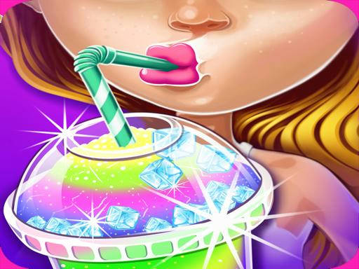 Play Ice Slushy Maker Rainbow Desserts game online