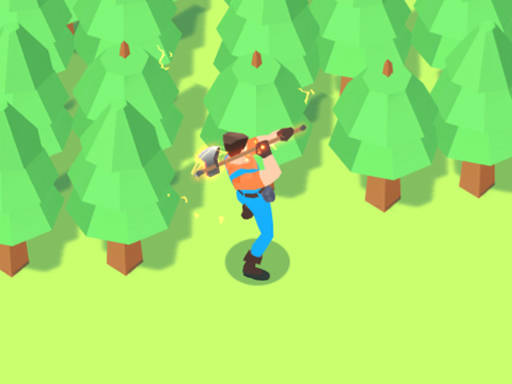 Play Idle Lumberjack 3D