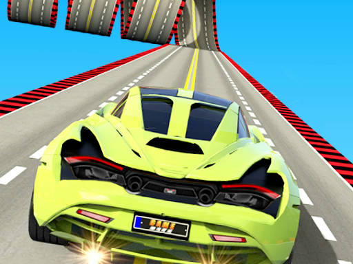 Play impossible car stunt mega ramp 3d