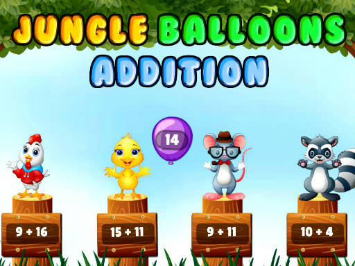 Play Jungle Balloons Addition