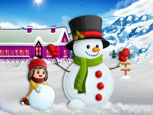 Play Kids and Snowman Dress Up