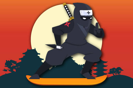 Play Lava And Ninja Skateboard