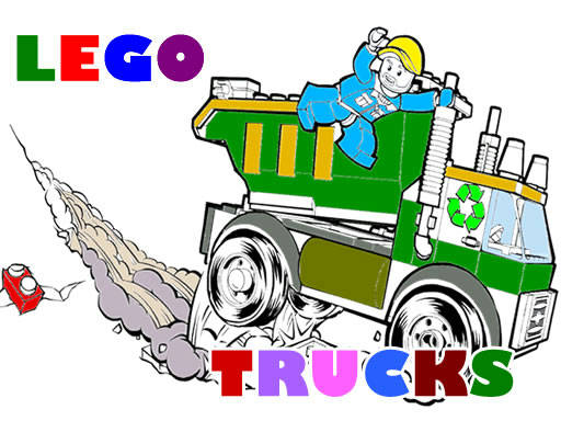 Play Lego Trucks Coloring