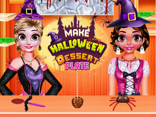 Play Make Halloween Dessert Plate