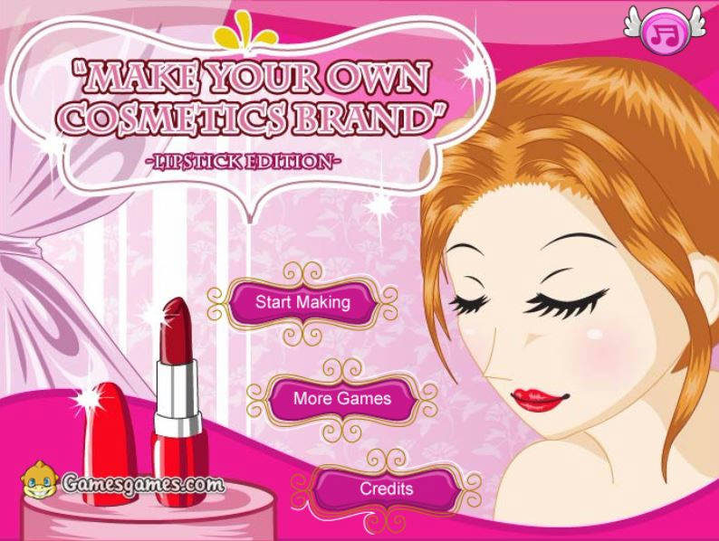 Play Make Your Own Cosmetic Brand Spil