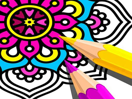 Play Mandala Coloring Book 2021